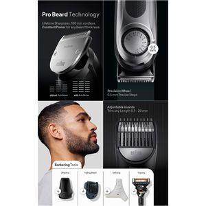 Produktbild für Barttrimmer Braun Series 7, BT7420, silber