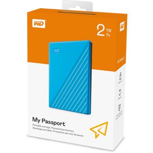 Produktbild für Festplatte WesternDigital My Passport blau
