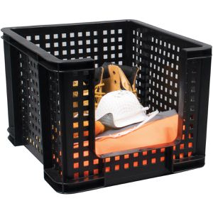 Produktbild für Aufbewahrungskorb Really-Useful-Box 35OFC-BK, 35L