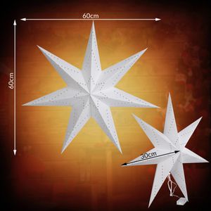 Produktbild für Weihnachtsstern CASARIA 108573, Papierstern creme