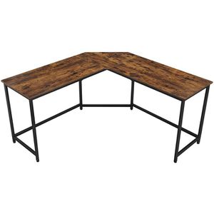 Schreibtisch Vasagle LWD73X, braun / schwarz