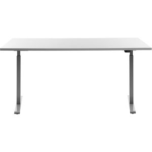 Produktbild für Schreibtisch Topstar E-Table, weiß / silber