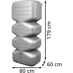 Produktbild für Regentonne Garantia Cubus, 700 Liter