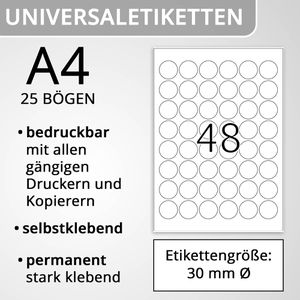 Produktbild für Universaletiketten Herma 10915, Special, weiß