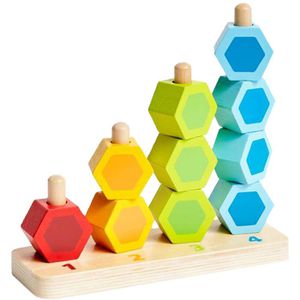 Lernspielzeug Hape E0504, Zähl- und Steckspiel