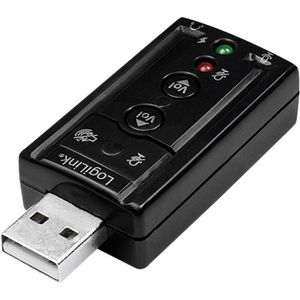 Produktbild für Soundkarte LogiLink UA0078, USB Sound Adapter 7.1