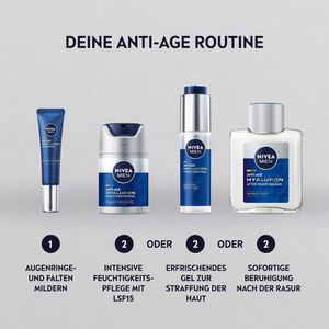 Produktbild für Feuchtigkeitscreme Nivea Men Anti-Age, mit LSF 15