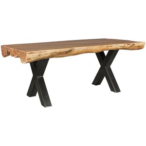 Esstisch Wohnling WL5.196, Akazien-Massivholz