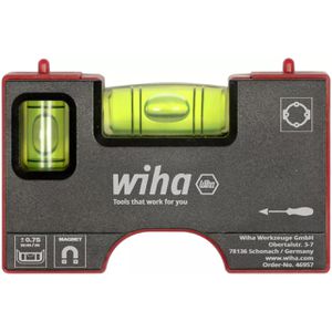 Produktbild für Wasserwaage Wiha 46957, Mini-Wasserwaage Pocket