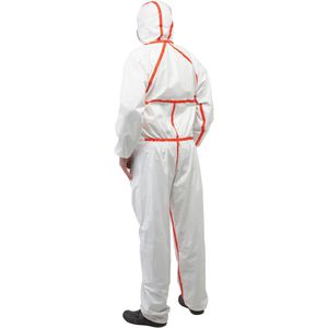 Produktbild für Schutzanzug 3M 4565, weiß-rot, 20 Stück