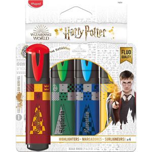 Produktbild für Textmarker Maped Harry Potter, 4 Stück