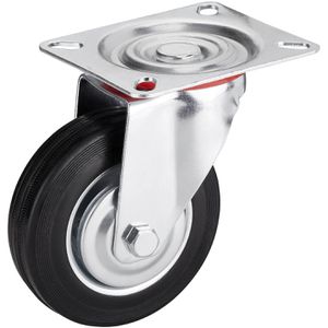 Produktbild für Möbelrolle SO-TECH 137642, mit Anschraubplatte, 4-teilig