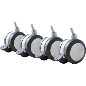 Schreibtisch-Rollen Kerkmann Move, 4 Rollen