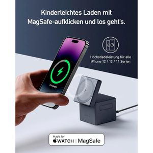 Produktbild für Ladestation Anker 3in1 Ladewürfel mit MagSafe
