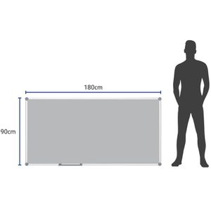 Produktbild für Whiteboard Maul 2000 MAULpro 63128, silver