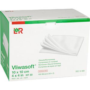 Produktbild für Vlieskompressen Lohmann&amp;Rauscher Vliwasoft, 6-lagig, steril
