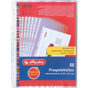 Prospekthüllen Herlitz 5850508, A4
