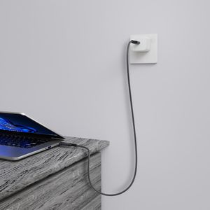 Produktbild für Ladekabel smrter Speedy100, anthrazit, 1m