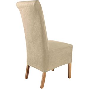 Produktbild für Stuhlhusse Scheffler-Home Leon 223858, elastisch, beige-stein