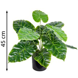 Produktbild für Kunstpflanze Decovego Aronstab Araceae Arum Taro