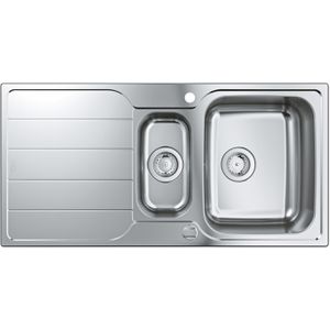 Spülbecken GROHE K500 31572SD1, Doppelbecken, Edelstahl