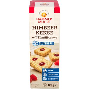 Kekse Hammermühle Himbeerkekse mit Vanillecreme