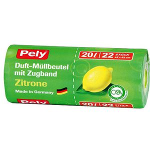 Müllbeutel Pely Zitrone, 20 Liter