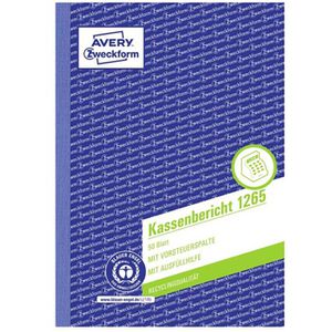 Produktbild für Kassenbuch Zweckform 1265 Kassenbericht, A5