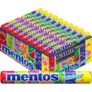 Kaubonbons Mentos Fresh Rainbow Dragees, 40 Rollen