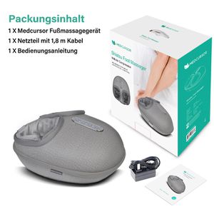 Produktbild für Fußmassagegerät Nekteck Medcursor Shiatsu, grau