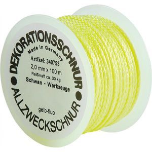 Produktbild für Maurerschnur Schwan 340753, gelb fluoreszierend