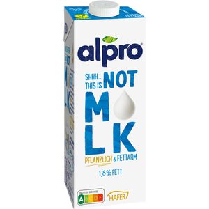 Produktbild für Haferdrink alpro aus europäischem Hafer, Not MLK Fettarm 1,8%