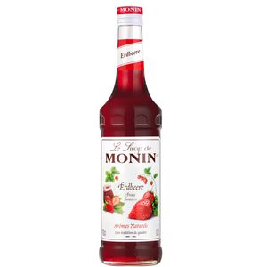 Monin Sirup Erdbeere, für ca. 6,3L Fertiggetränk, 700ml