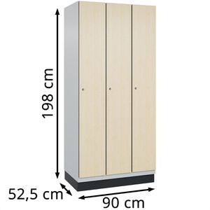 Produktbild für Spind CP-Möbel Cambio, ahorn