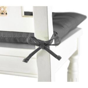 Produktbild für Stuhlkissen Zollner MALI, graphit, für Innen