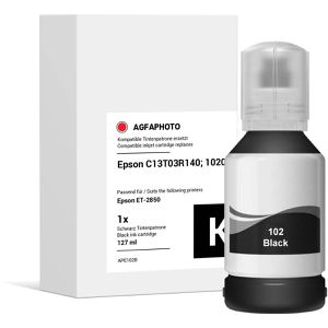 Tinte AgfaPhoto für Epson 102, C13T03R140, schwarz