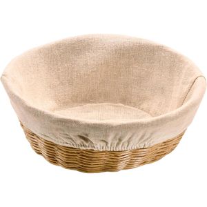 Produktbild für Brotkorb Kesper 17684, geflochten, aus Kunststoff / Stoff