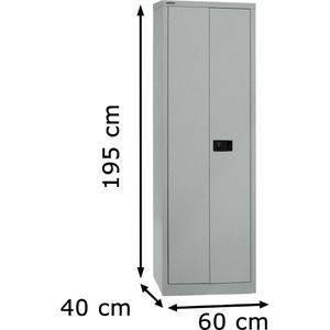 Produktbild für Aktenschrank Bisley E782A04B6, aus Metall