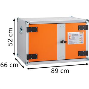 Produktbild für Akku-Ladeschrank CEMO Premium 8/5, mit 4 Steckdosen