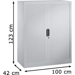 Produktbild für Rollladenschrank CP-Möbel Omnispace, aus Metall