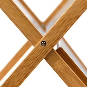 Produktbild für Abtropfgestell Relaxdays Cross Bambus-Metall