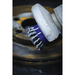 Produktbild für Drahtbürste BGS-technic 3980, gezopft, Topfbürste