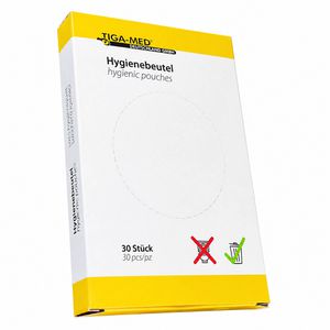 Produktbild für Hygienebeutel TIGA-MED weiß, Folie