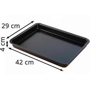 Produktbild für Backblech Kaiser Inspiration Bake&amp;Take, schwarz, aus Stahl