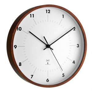 Wanduhr TFA 98.1097, Holz, Funkuhr