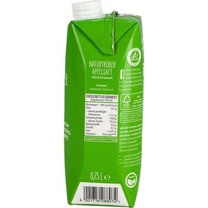 Produktbild für Saft Beckers Bester, naturtrüber Apfelsaft, ohne Zuckerzusatz