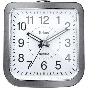 Produktbild für Wecker Mebus 56988, grau, analog