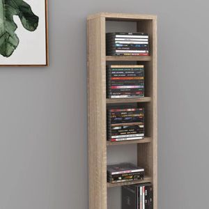 Produktbild für CD-Regal Vicco Jukebox, sonoma eiche