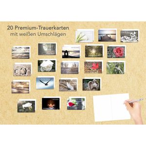 Produktbild für Trauerkarten Böttcher-AG sortiert, mit Spruch