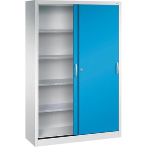 Werkzeugschrank CP-Möbel 2049-00, aus Metall, grau / lichtblau